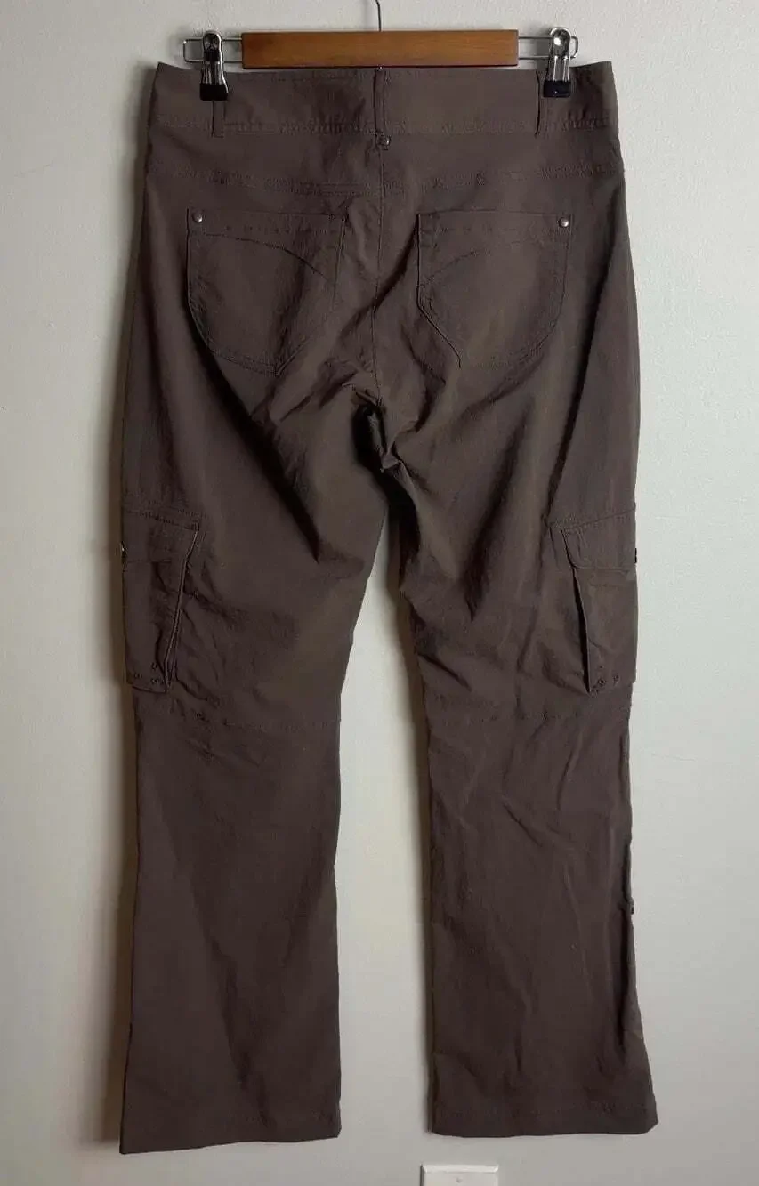 NWT REI Co-op Sahale Convertible Hiking Pants Size 8 Pinecone Brown Women’s
